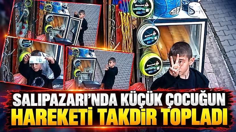 Salıpazarı'nda Küçük Çocuğun Hareketi Takdir Topladı