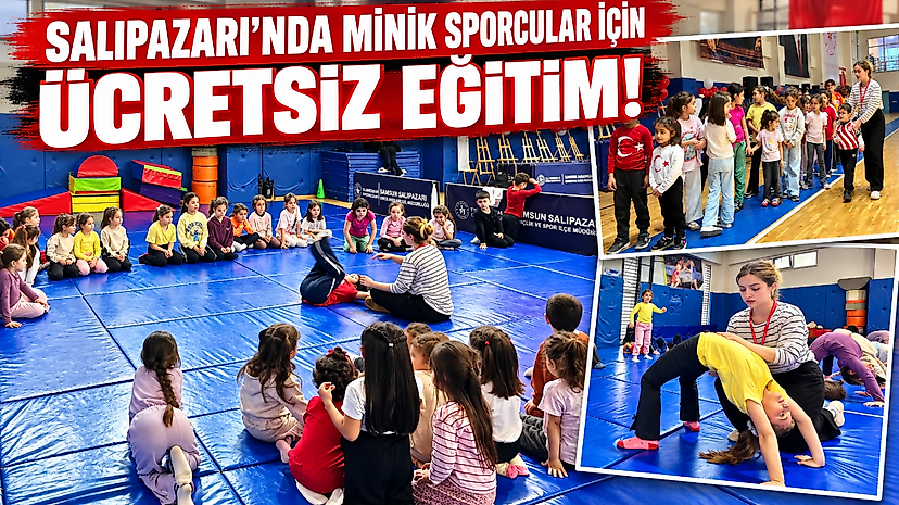Salıpazarı’nda Minik Sporcular İçin Ücretsiz Eğitim!