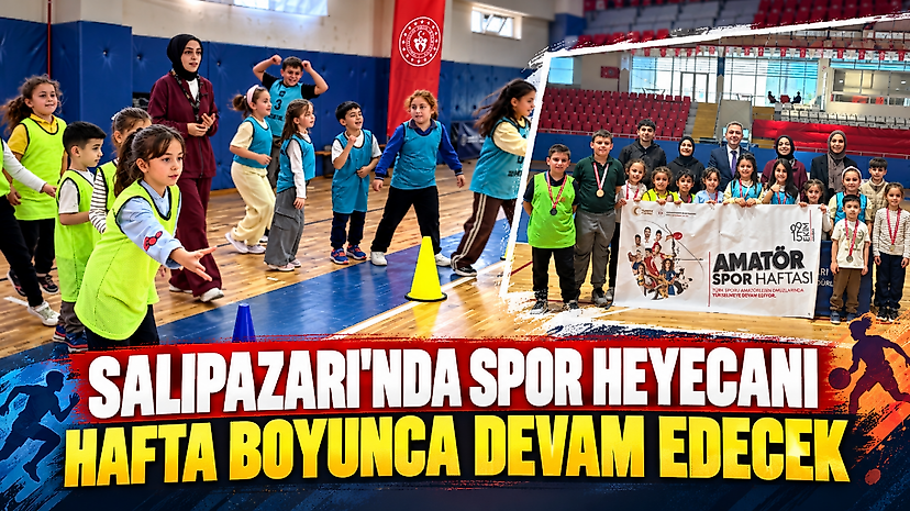 Salıpazarı’nda spor heyecanı hafta boyunca devam edecek
