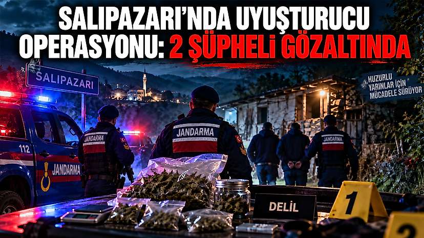 Salıpazarı’nda Uyuşturucu Operasyonu: 2 Şüpheli Gözaltında
