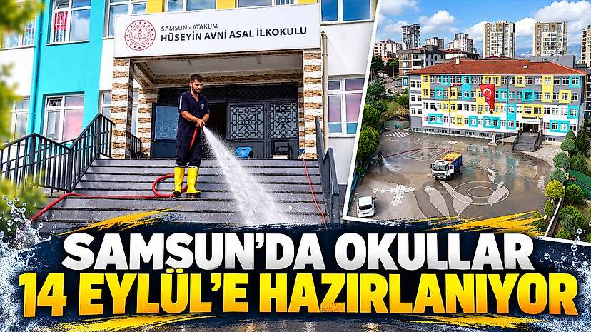 Atakum’da Okullar 14 Eylül’e Hazırlanıyor