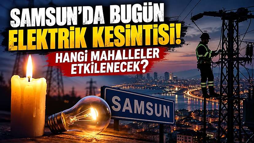 Samsun Elektrik Kesintisi 7 Eylül 2026: 53 Mahalle Etkilenecek