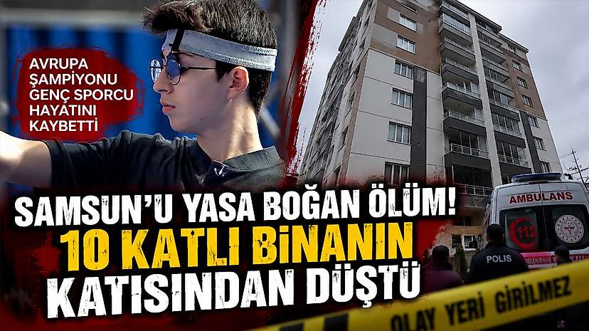 Samsun’u Yasa Boğan Ölüm! İnşaattan Düştü