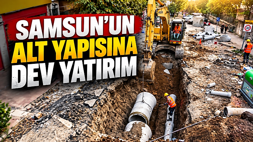 Samsun’un Alt Yapısına Dev Yatırım