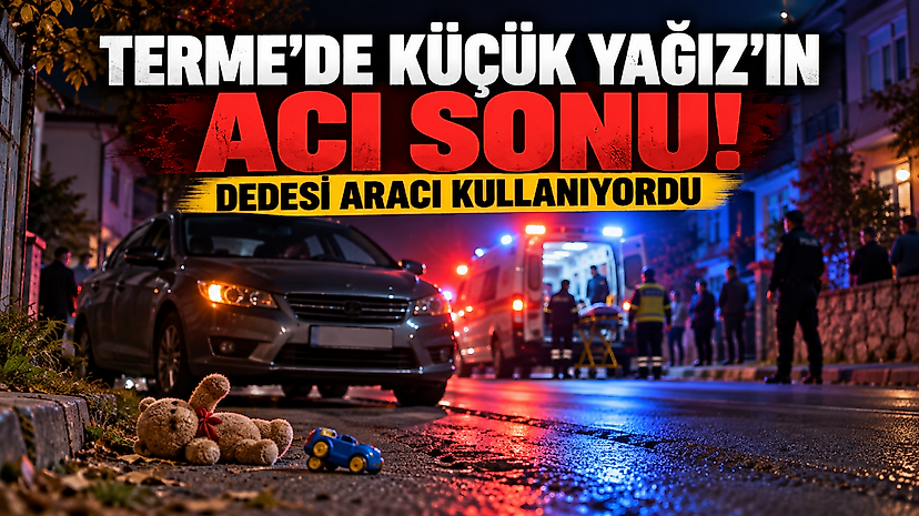 Terme’de Küçük Yağız’ın Acı Sonu! Dedesi Aracı Kullanıyordu