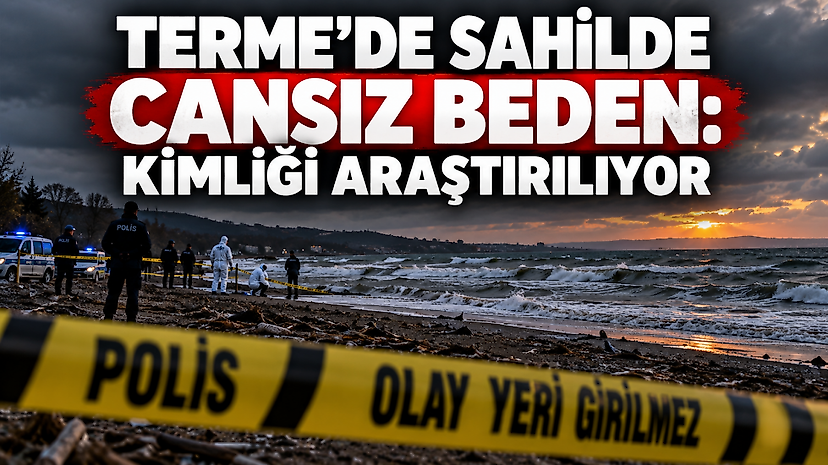 Terme’de Sahilde Cansız Beden: Kimliği Araştırılıyor