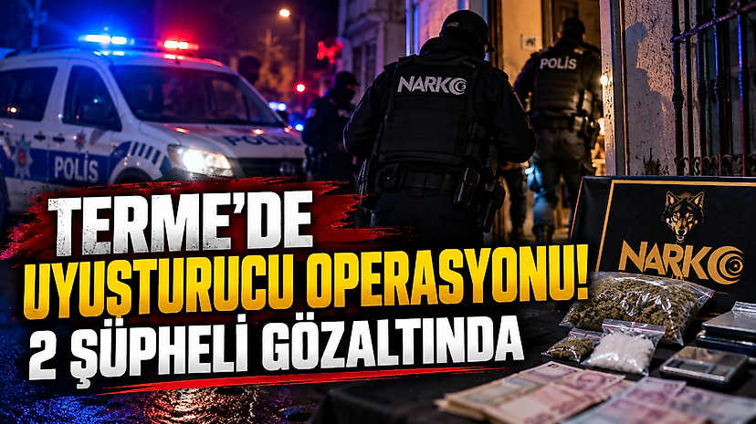 Terme'de Uyuşturucu Operasyonu! 2 Şüpheli Gözaltında
