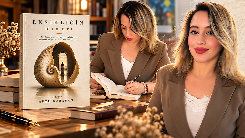 Arzu Karadağ'ın İlk Şiir Kitabı 'Eksikliğin Mimarı' Çıktı