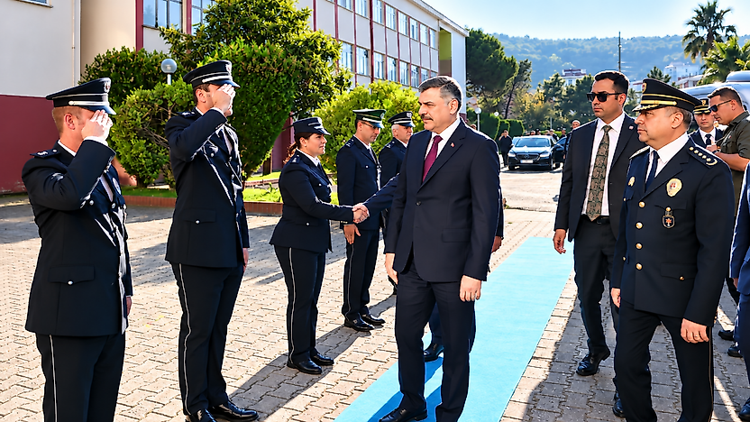 İçişleri Bakanı Çiftçi'den Samsun'da Polis Adaylarına Mesaj