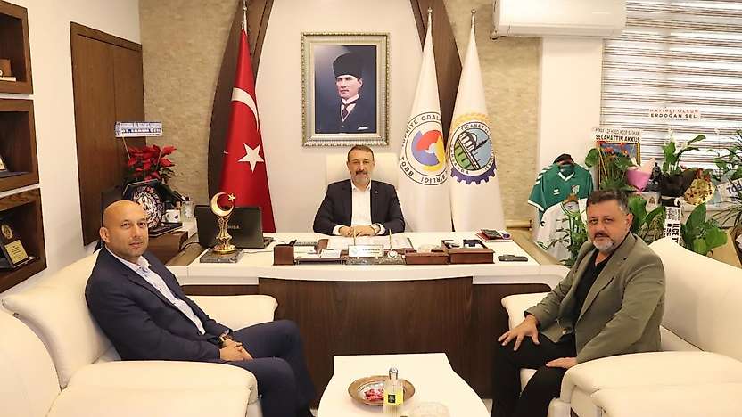 Salıpazarı'nın İki Başkanından Ayhan Sonkaya'ya Ziyaret