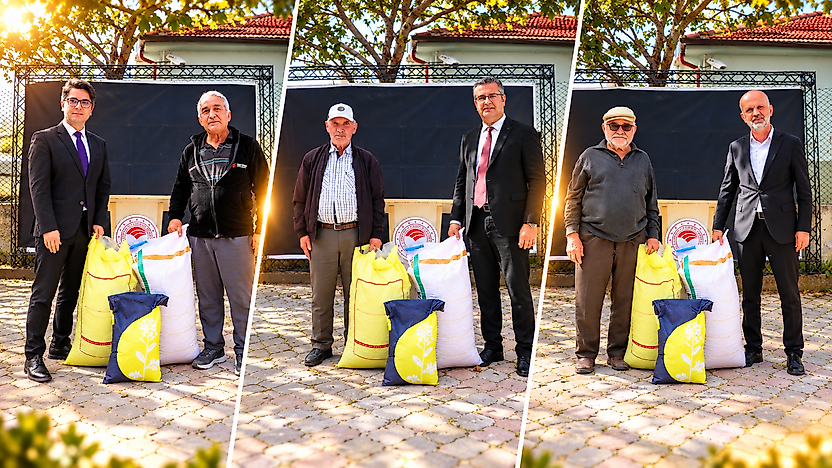 Samsun'da 1.757 çiftçiye tohum ve gübre desteği sağlandı
