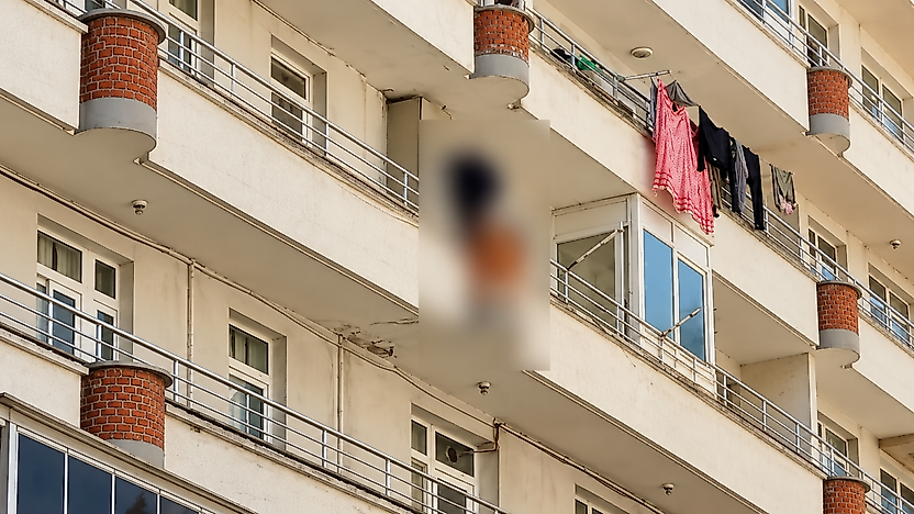 Samsun'da 4. Kattan Düşen Kadının Durumu Ağır
