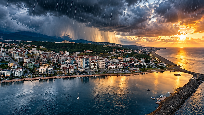 Samsun'da Cumartesi Yağmur Var! İşte İlçe İlçe Hava Durumu