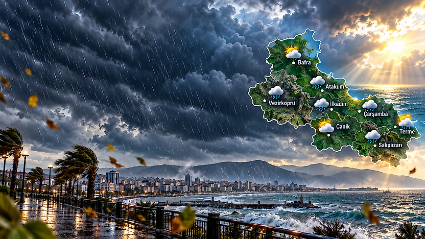 Samsun'da Yeni Hafta Nasıl Başlıyor? İlçe İlçe Hava Durumu