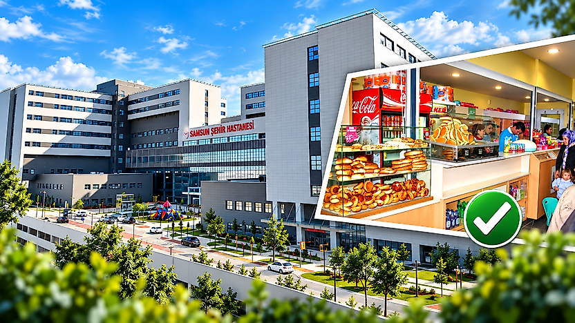 Samsun Şehir Hastanesi'nde Kantin Sorunu Çözüldü