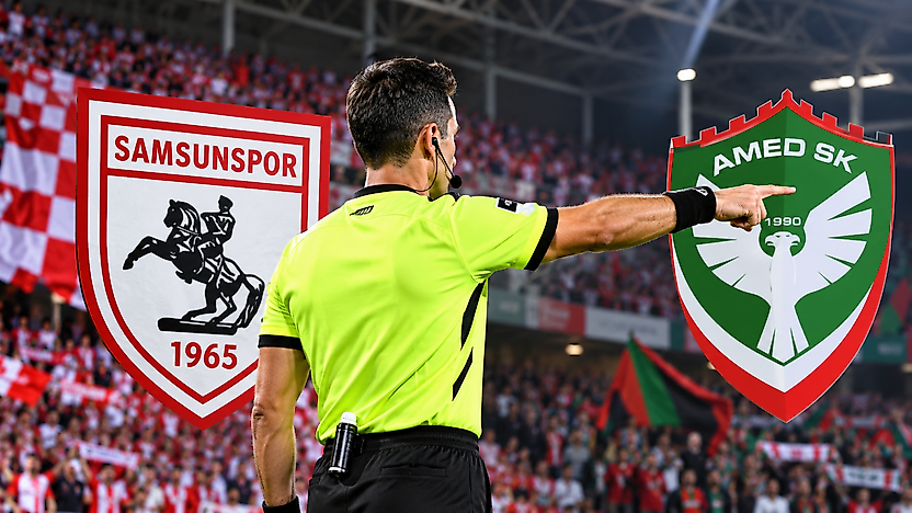 Samsunspor-Amed Sk Maçının Hakemi Belli Oldu