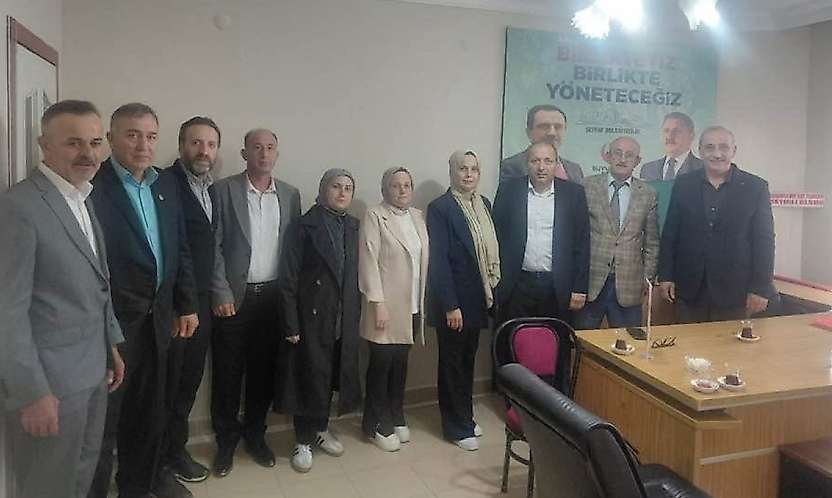 AK Parti'den BBP'ye Ziyaret! Salıpazarı'nda Siyasi Buluşma