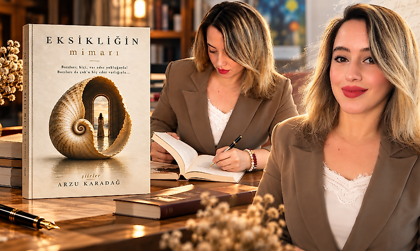 Arzu Karadağ'ın İlk Şiir Kitabı 'Eksikliğin Mimarı' Çıktı