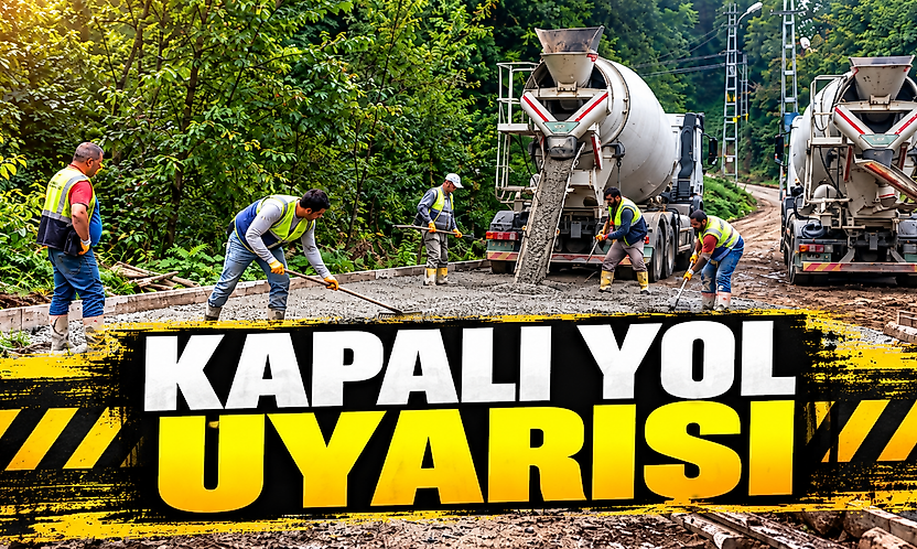 Güzelvatan-Haliluşağı grup yolu geçici olarak trafiğe kapandı