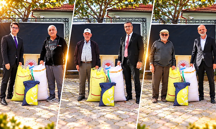 Samsun'da 1.757 çiftçiye tohum ve gübre desteği sağlandı