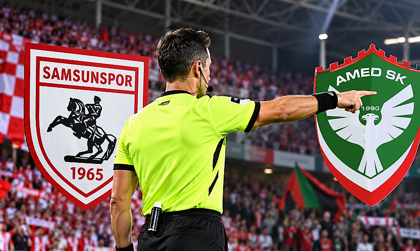 Samsunspor-Amed Sk Maçının Hakemi Belli Oldu