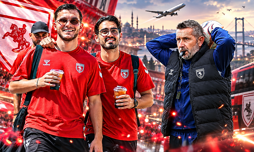 Samsunspor Kasımpaşa Maçı İçin Bugün İstanbul'a Gidiyor!