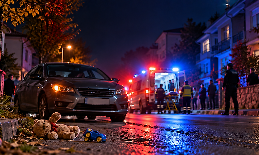 Terme'de Küçük Yağız'ın Acı Sonu! Dedesi Aracı Kullanıyordu