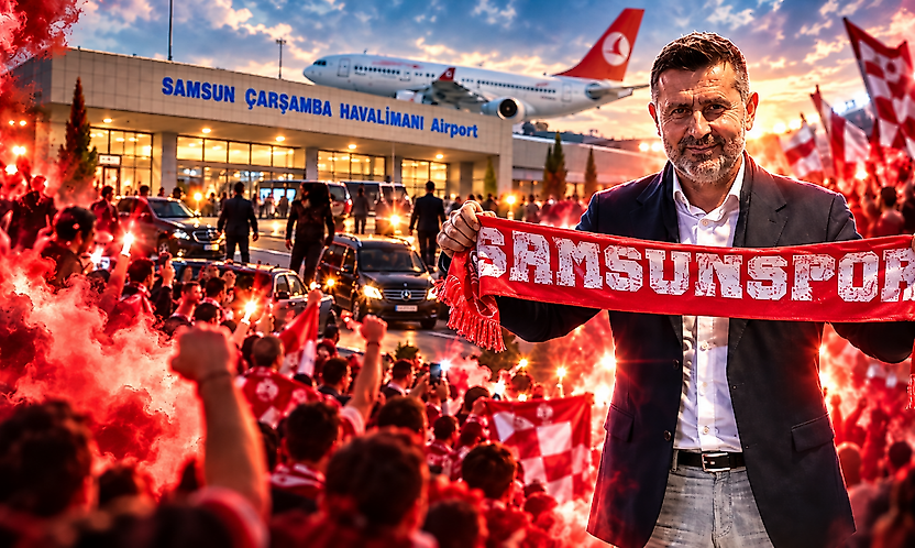 Yeni Hoca Nenad Bjelica Samsun'a Ayak Bastı!